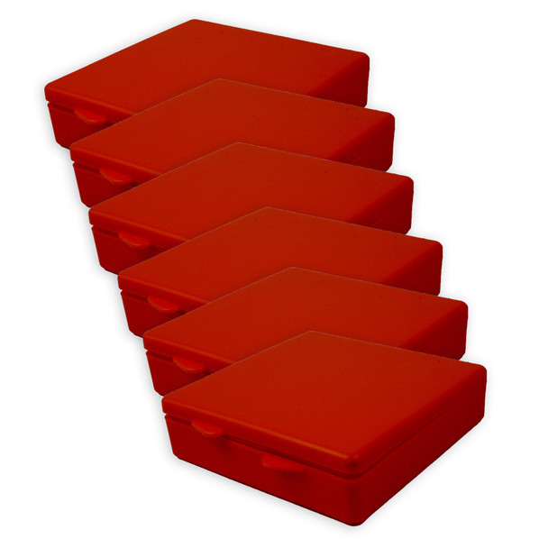 Micro Box, Red, Pack of 6