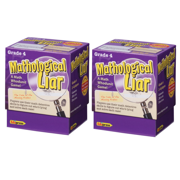Mathological Liar Game Grade 4, Pack of 2 - EP-3397BN