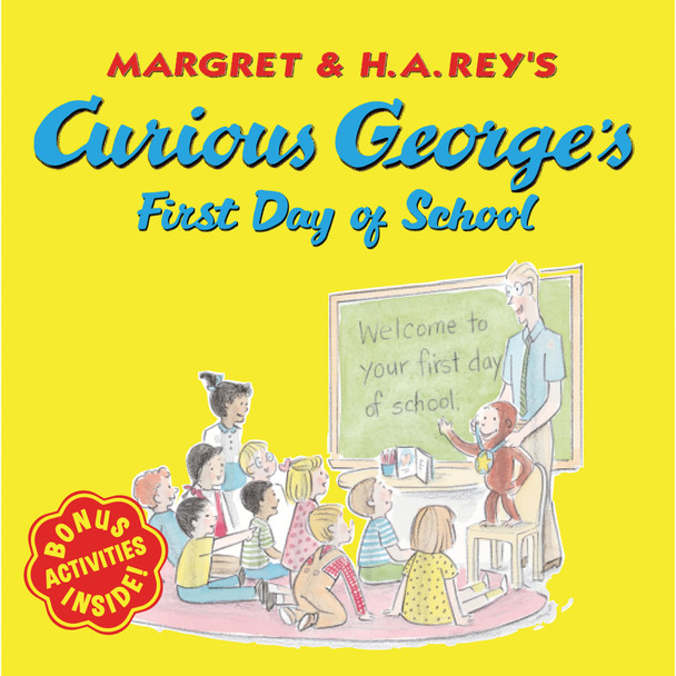 (6 EA) CURIOUS GEORGE FIRST DAY OF SCHOOL