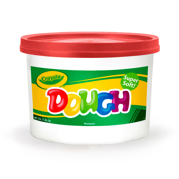 Super Soft Modeling Dough, Red, 3 lbs.