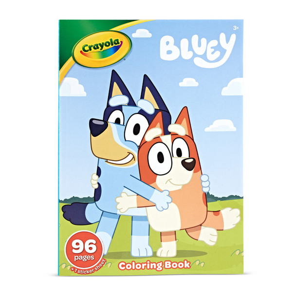 Coloring Book, 96 Pages, Bluey
