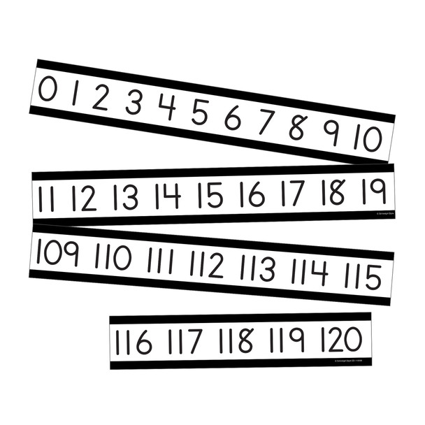 Simply Boho Number Line Mini Bulletin Board Set