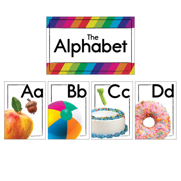 Photographic Alphabet Bulletin Board Set