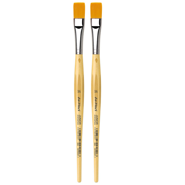 JUNIOR Synthetics Student Brush, Synthetic, Tempera, Round, Series 304, Size 14, Pack of 2