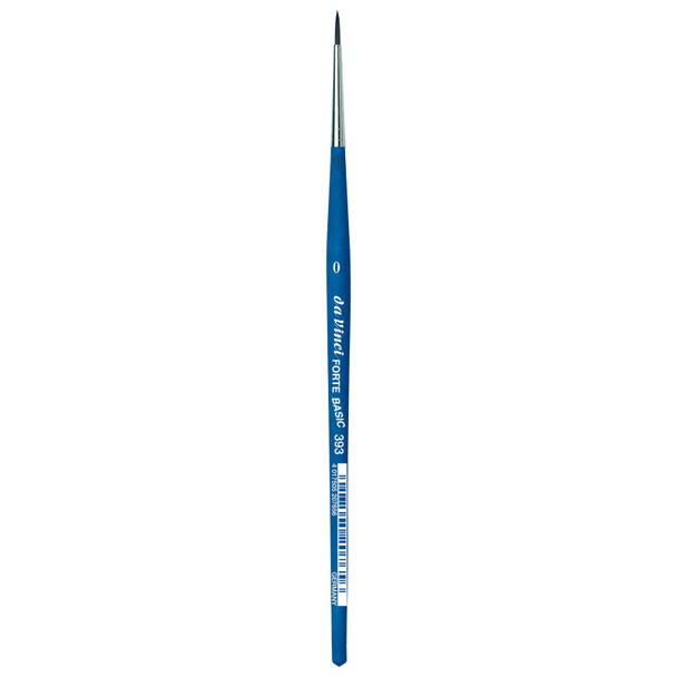 FORTE BASIC Student Brush, Synthetic, Acrylic, Round, Series 393, Size 0
