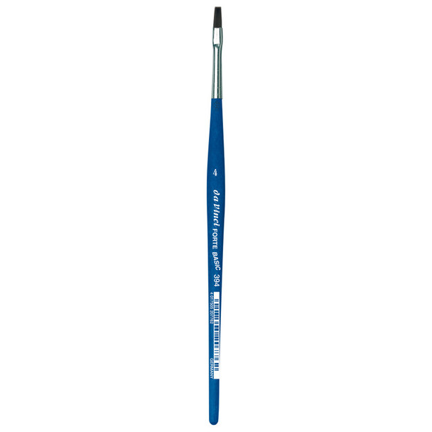 FORTE BASIC Student Brush, Synthetic, Acrylic, Flat, Series 394, Size 4