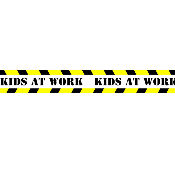 Kids at Work Straight Border, 36 Feet Per Pack, 6 Packs - CD-3315BN