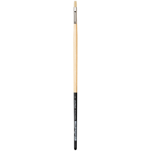 CHUNEO Synthetic Hog Bristle, Oil, Flat, Series 7129, Size 4