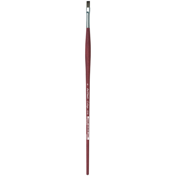 COLLEGE Student Brush, Synthetic, Acrylic & Oil, Flat, Series 8740, Size 6