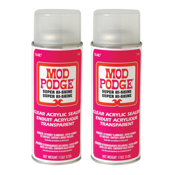 Acrylic Aerosol Sealer, 11oz., Super High Shine, Pack of 2