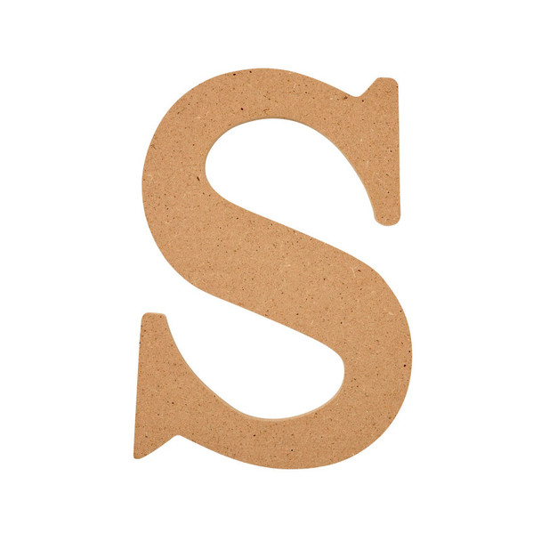 MDF Letter, S, 5 Inch