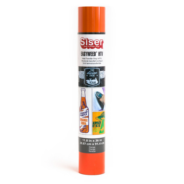 Easyweed HTV Heat Transfer Vinyl, 36", Orange