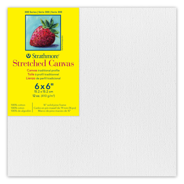 300 Series Traditional Stretched Canvas, 6x6 inch