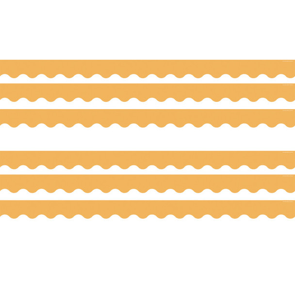 Golden Sun Scalloped Border Trim, 35 Feet Per Pack, 6 Packs