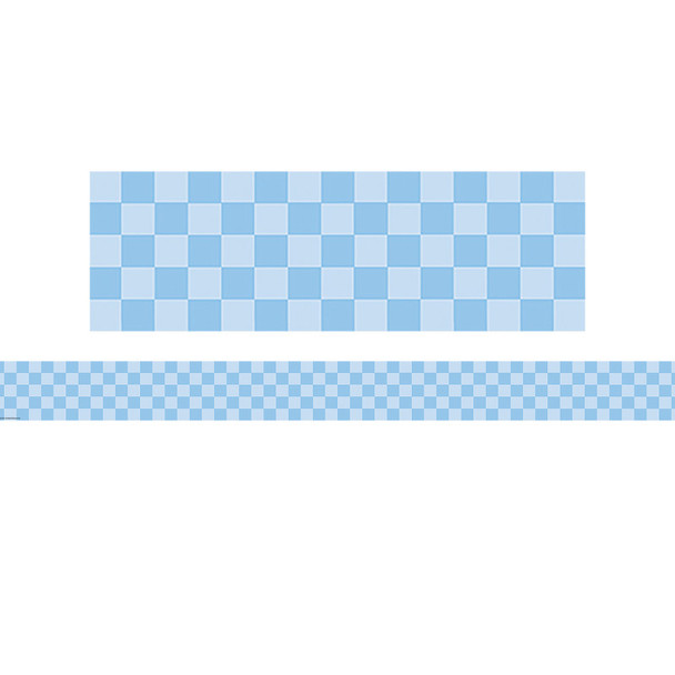 Checkers Scalloped Border Trim, 35 Feet