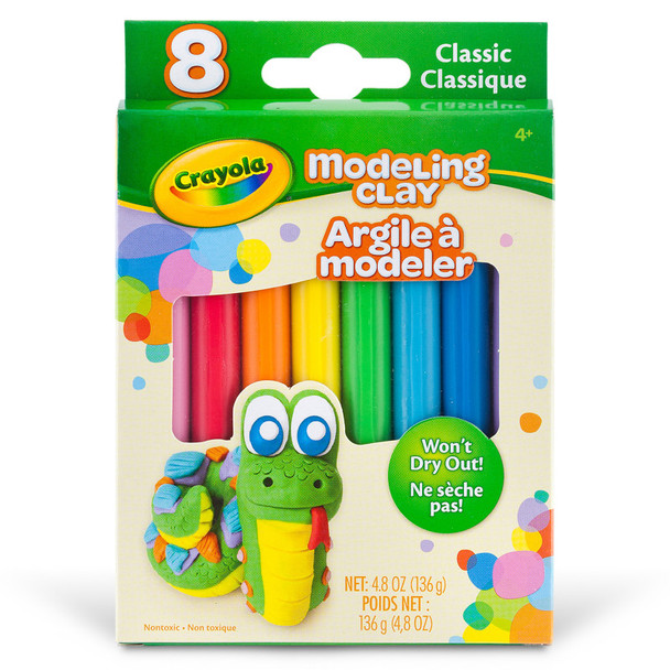 Modeling Clay Classic Colors, 8 Count