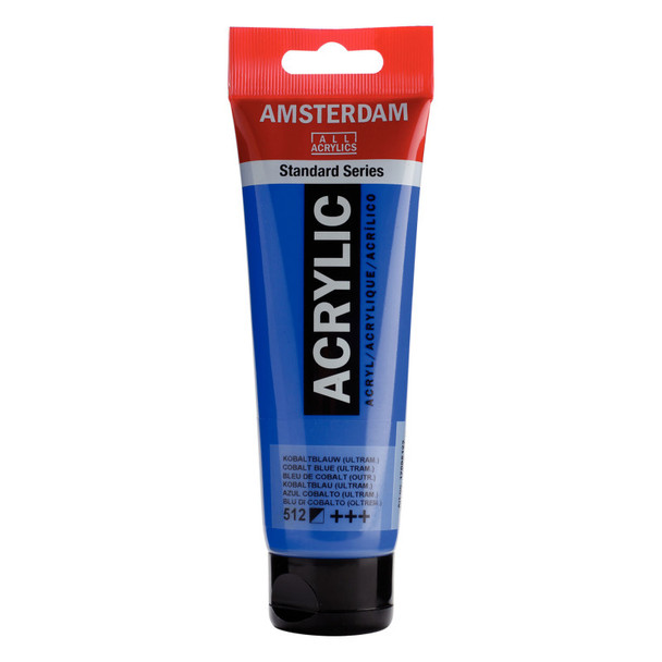 Standard Acrylic Paint, 120ml, Cobalt Blue Ultramarine 512 Standard Acrylic Paint, 120ml, Cobalt Blue Ultramarine 512