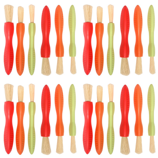 Triangle Grip Paint Brushes-BULK-3sz-Set of 24