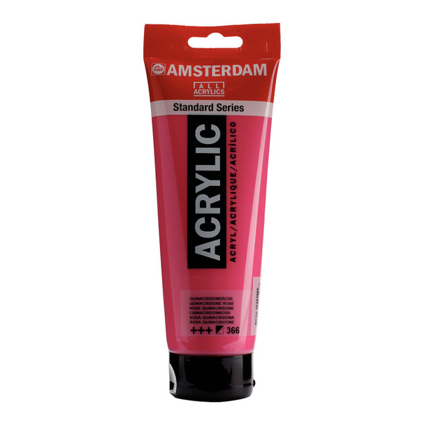 AMSTERDAM STANDARD ACRYLIC 250ML QUINACR.ROSE 366 AMSTERDAM STANDARD ACRYLIC 250ML QUINACR.ROSE 366