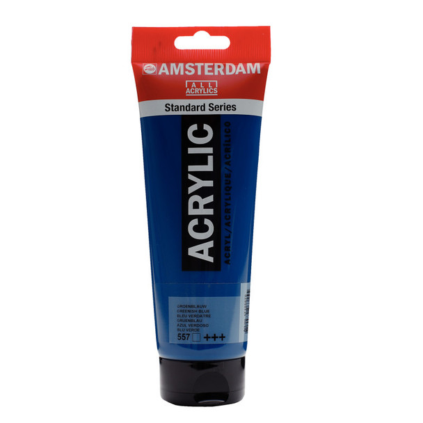 AMSTERDAM STANDARD ACRYLIC 250ML GREENISH BLUE 557 AMSTERDAM STANDARD ACRYLIC 250ML GREENISH BLUE 557