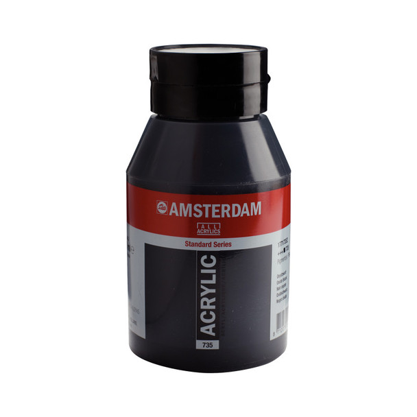 AMSTERDAM STANDARD ACRYLIC 1 LTR OXYDE BLACK AMSTERDAM STANDARD ACRYLIC 1 LTR OXYDE BLACK