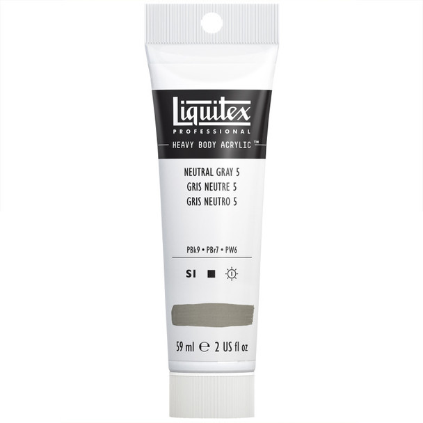 HB 59ml tube - Neutral Gray Value 5/Mixing Gray HB 59ml tube - Neutral Gray Value 5/Mixing Gray