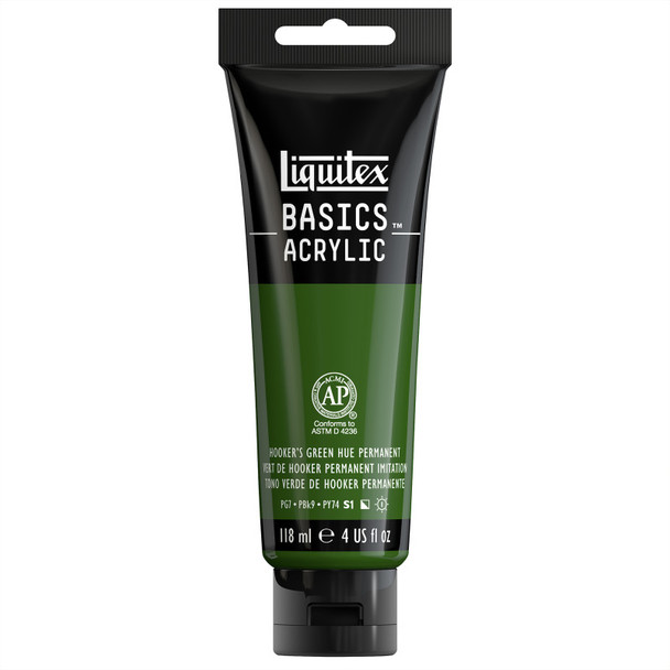LQ BASICS 118ml tube - Hooker’s Green Hue Permanent LQ BASICS 118ml tube - Hooker’s Green Hue Permanent