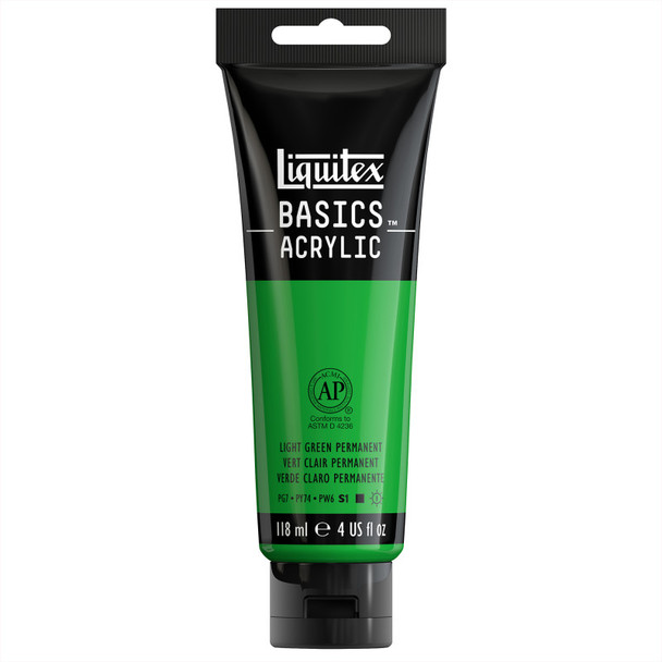 LQ BASICS 118ml tube - Light Green Permanent LQ BASICS 118ml tube - Light Green Permanent
