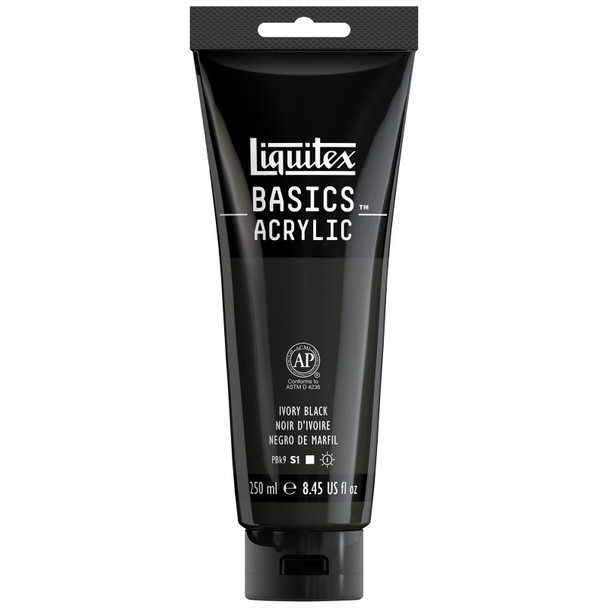 LQ BASICS 250ml tube - Ivory Black LQ BASICS 250ml tube - Ivory Black