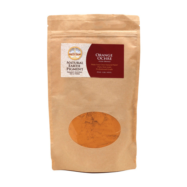 Earth & Mineral Pigments - Orange Ochre - 1 lb.