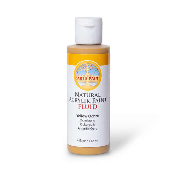 Natural Fluid Acrylik - 4 oz - Yellow Ochre