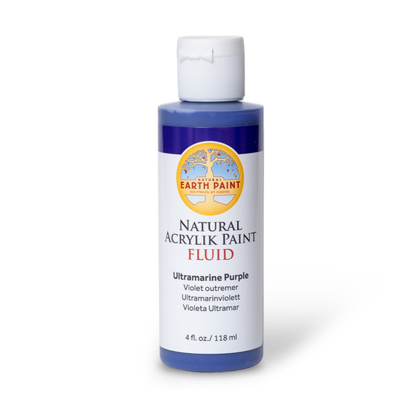 Natural Fluid Acrylik - 4 oz - Ultramarine Purple