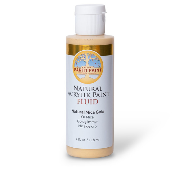 Natural Fluid Acrylik - 4 oz - Gold Mica