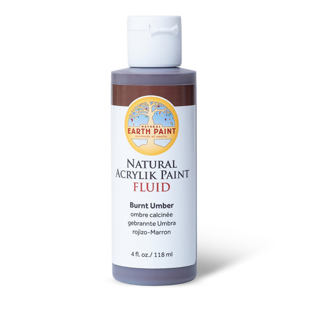 Natural Fluid Acrylik - 4 oz - Burnt Umber