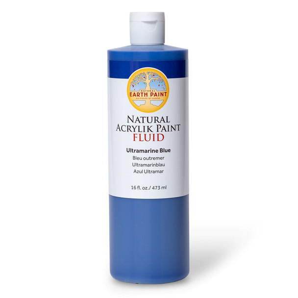 Natural Fluid Acrylik - 16 oz - Ultramarine Blue
