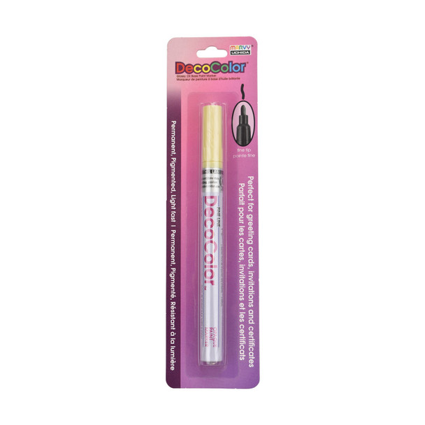 DecoColor® Paint Marker, Fine, 200-S, Cream Yellow #42