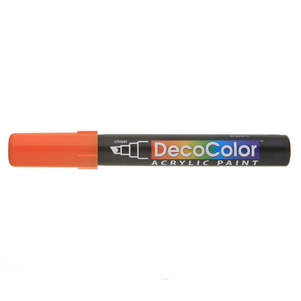 DecoColor® Acrylic Paint Pen, 315-S, Chisel Tip, Orange #7