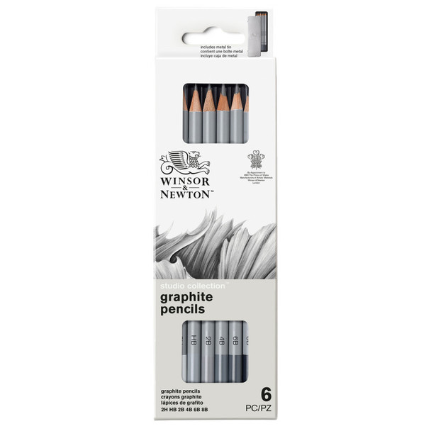 WN Studio Collection Graphite Pencil Tin - 6pc