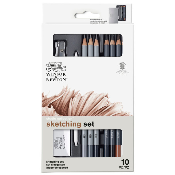 WN Studio Collection Sketching Pencil Tin - 10pc