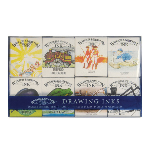 Drawing Ink - Set of 8 (William Collection)