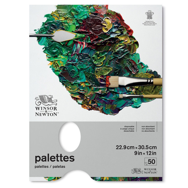W&N Tear Off Palette Paper - 9x12" (50 sheets)