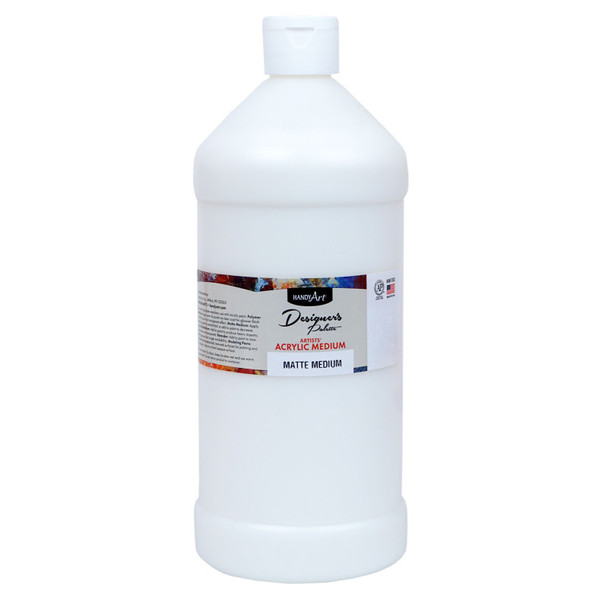 Designer's Palette Artists' Acrylic 32 oz, Matte Medium Designer's Palette Artists' Acrylic 32 oz, Matte Medium