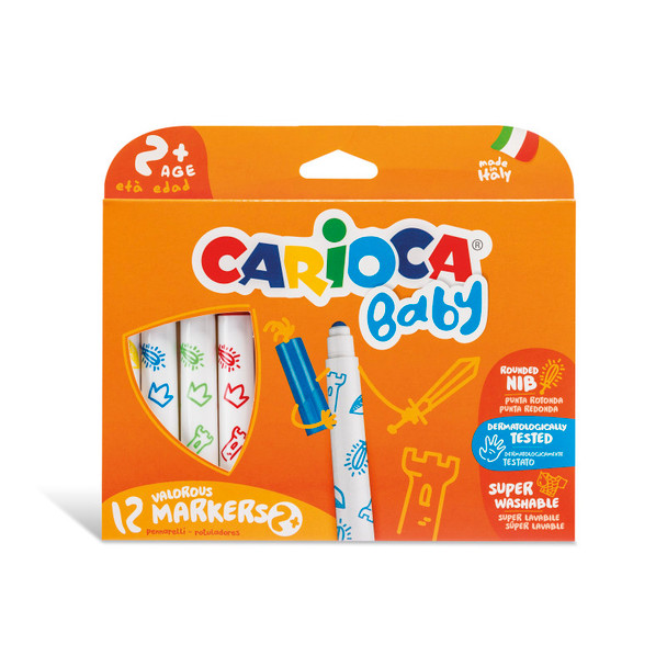 BABY Valorous Washable Marker - 12 Pieces
