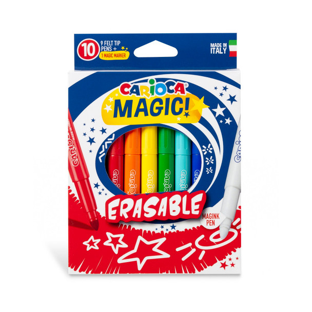 Magic Erasable Felt Tip Pens - 10 Pieces