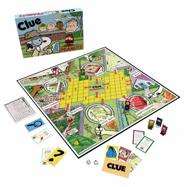 CLUE® Peanuts Board Game