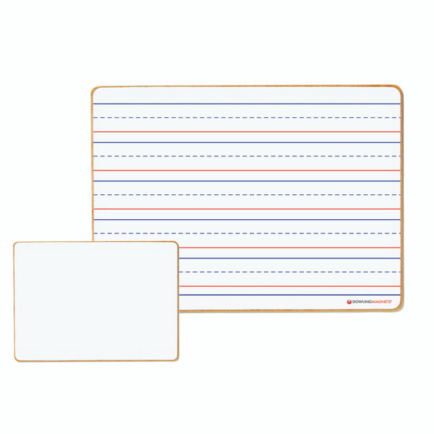 Double-sided Magnetic Dry-Erase Board, Line-Ruled/Blank, Pack of 6 - DO-72500025BN