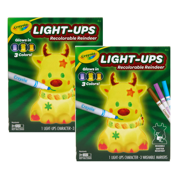 Light Ups, Reindeer, Pack of 2