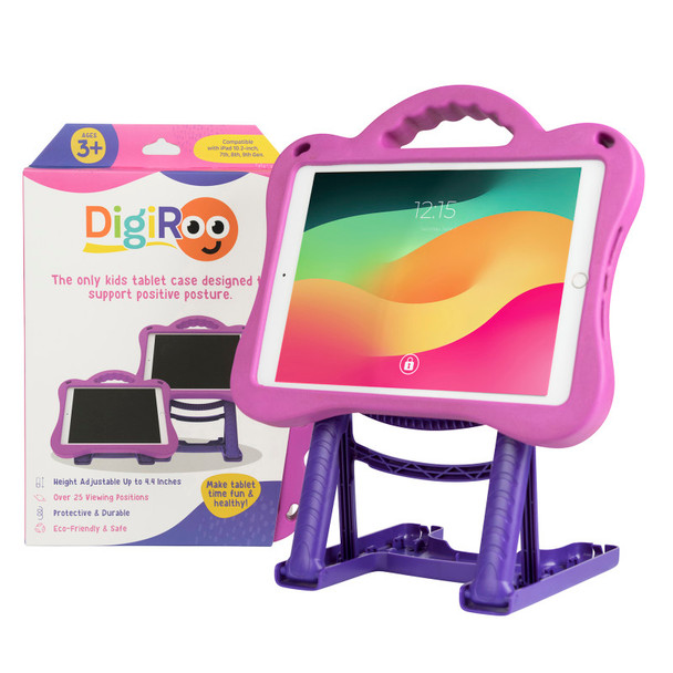 Case for 7th/8th/9th Generation iPad 10.2in, Pink/Purple