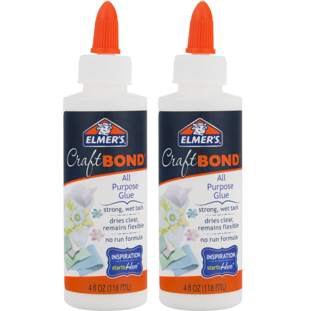 Craft Bond All Purpose Craft Glue, 4oz., Pack of 2