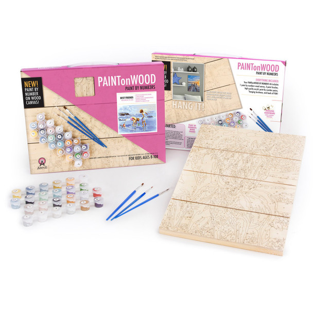 Small Paint On Wood by Number - Best Friends